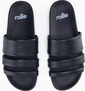 Rollie | Dames | Slippers | Tide Triple Strap Black | Maat 36