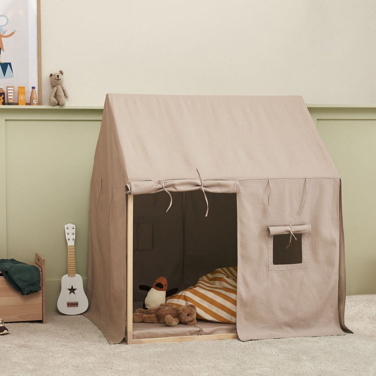 Kid's Concept Tente Pavillon - Blanc Cassé - Tipi Kid's Concept