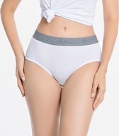 Slip dames bamboe brief wit