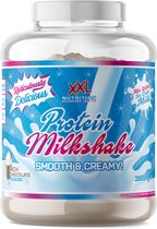 XXL Nutrition - Protein Milkshake - Eiwitshake Whey Concentraat & Calcium Caseïnaat - Eiwitgehalte 75% - Rich Chocolate - 750 gram