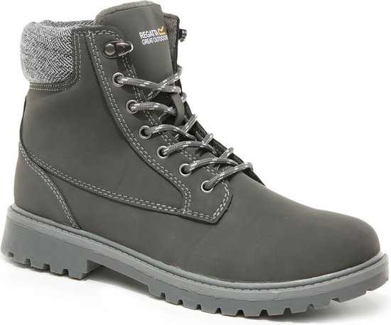 Chaussures décontractées isolées en cuir Bayley III Regatta pour femmes, Bottes femmes, gris granit