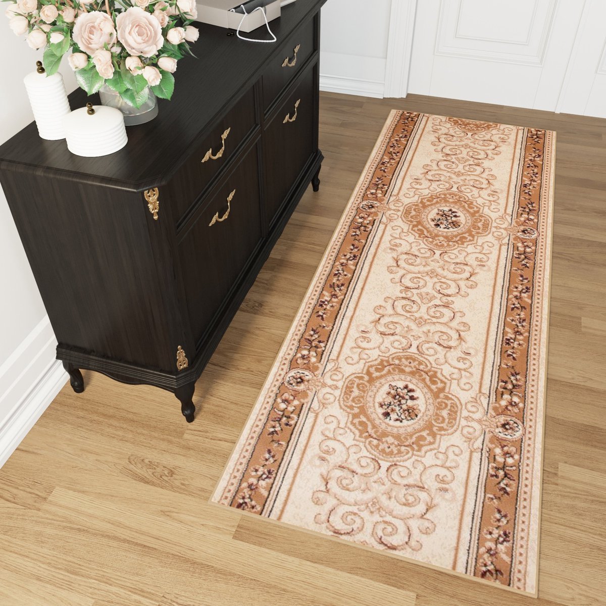 Tapiso Atlas PP Loper Vloerkleed Tapijtloper Perzisch Maat- 80x750