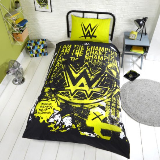 NICHIYOBI World Wrestling Entertainment WWE dekbedovertrek beddengoedset - dekbedovertrek en kussensloop, microvezel, 3D digitale print driedelig beddengoed (3, SK 260 x 220 cm 80 x 80 cm NICHIYOBI World Wrestling Entertainment WWE dekbedovertrek beddengoedset - dekbedovertrek en kussensloop, microvezel, 3D digitale print driedelig beddengoed (3, SK 260 x 220 cm 80 x 80 cm