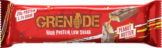 Grenade Carb Killa Bars - Proteïne Repen - Pindakaas - 12 Eiwitrepen (720 gram) — afbeelding 4