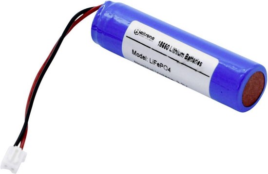 Beltrona 18650XH2.54 Speciale oplaadbare batterij 18650 Stekker LiFePO4 3.2 V 1500 mAh