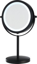 DAY Make-up spiegel met verlichting - LED - 360 graden draaibaar - Dubbelzijdig - 5x vergroting - Scheerspiegel