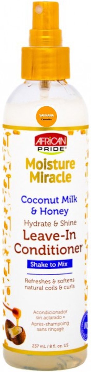 AFRICAN PRIDE - MOISTURE MIRACLE - LEAVE IN CONDITIONER SPRAY 8OZ