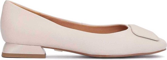 Beige damesschoenen met lage hak | bol.com