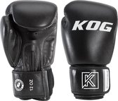 Knockout Gear Gants de boxe en cuir de vachette véritable - Zwart - 16 oz