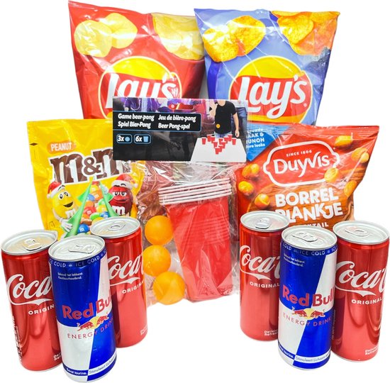 Drankspel Partyspellen Beer pong Filmpakket Vrijgezellenfeest