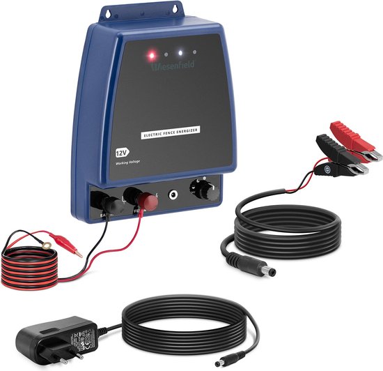 Wiesenfield Schrikdraadapparaat - 3.6-3.84 J - 30 km - Netadapter 230 V