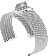 Milanees bandje - geschikt voor Samsung Galaxy Watch 6 / Watch 6 Classic / Watch 5 / Watch 5 Pro / Watch 4 / Watch 4 Classic - zilver