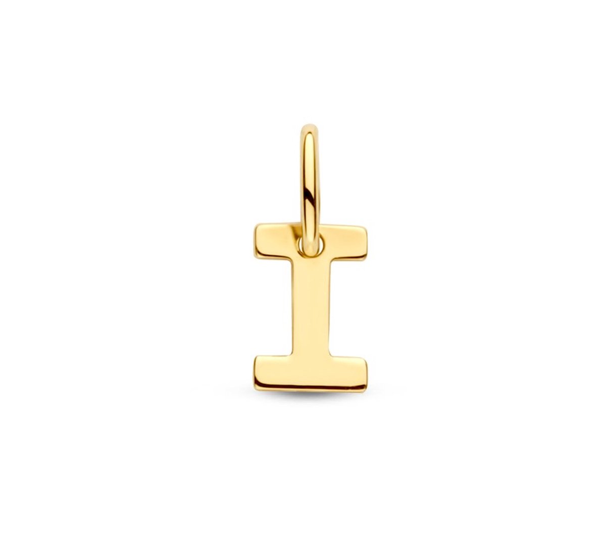Letter Hanger in massief 14 Karaat Goud