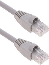 BeMatik - Ethernet netwerkkabel RJ45 LSHF UTP categorie 6 grijs 15 m