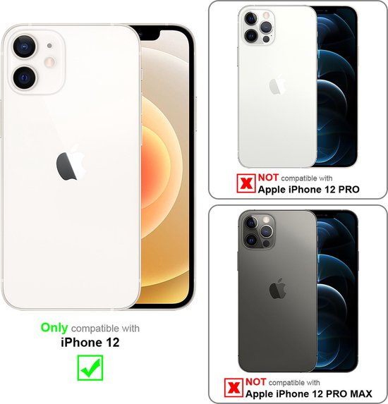 Cadorabo Camera Protector pour Apple iPhone 12 - Protecteur d'objectif résistant aux lens