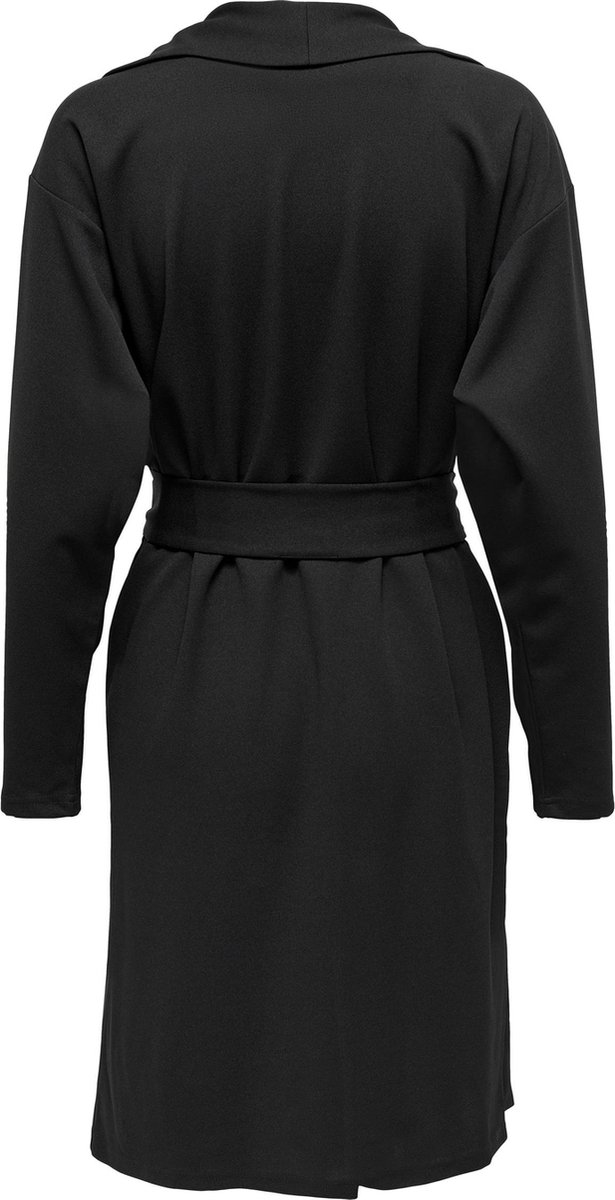 Jacqueline de Yong Blazer Jdymekko Wrap Long Jacket Jrs Noos 15259931 Black Dames Maat - L