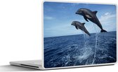 Laptop sticker - 17.3 inch - Dolfijn - Zee - Dier - 40x30cm - Laptopstickers - Laptop skin - Cover