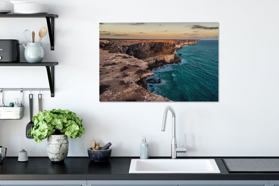 Tableau sur toile Falaises de Bunda - 90x60 cm - Décoration murale