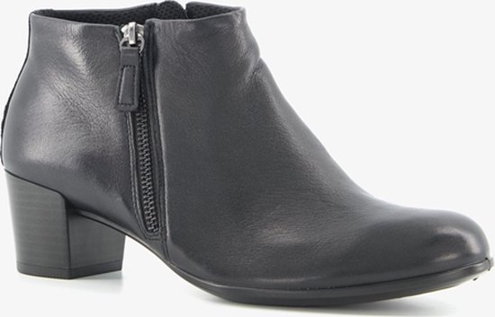 ECCO Shape leren dames enkellaarsjes - Zwart - Maat 37 - Echt leer - Uitneembare  zool | bol.com