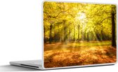 Laptop sticker - 15.6 inch - Boom - Natuur - Zon - Landschap - Bos - 36x27,5cm - Laptopstickers - Laptop skin - Cover