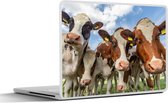 Laptop sticker - 15.6 inch - Koeien - Dieren - Weiland - Natuur - 36x27,5cm - Laptopstickers - Laptop skin - Cover