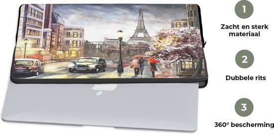 Housse pour ordinateur portable 15,6 pouces - Peinture - Paris - France -  Peinture à... | bol.com