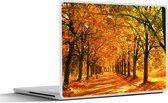 Laptop sticker - 15.6 inch - Bos - Herfst - Seizoenen - Landelijk - 36x27,5cm - Laptopstickers - Laptop skin - Cover
