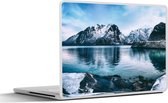 Laptop sticker - 14 inch - Water - Bergen - Natuur - 32x5x23x5cm - Laptopstickers - Laptop skin - Cover
