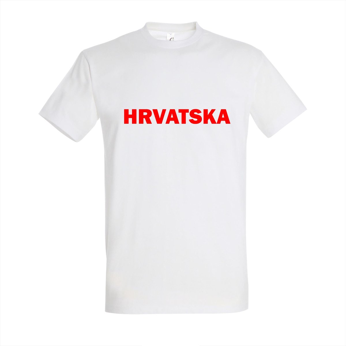 WK - Kroatië - Croatia - Hrvatska - T-shirt Wit - Voetbalshirt - Maat: XL - Wereldkampioenschap voetbal 2022