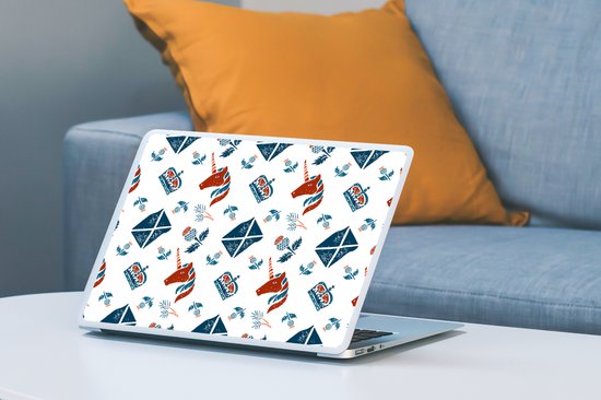 Sticker ordinateur portable - 14 pouces - Ecosse - Motifs - Unicorn
