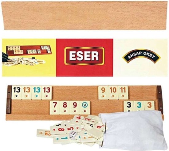 Afbeelding van het spel Okey spel (Turks spel) Hout - Eser