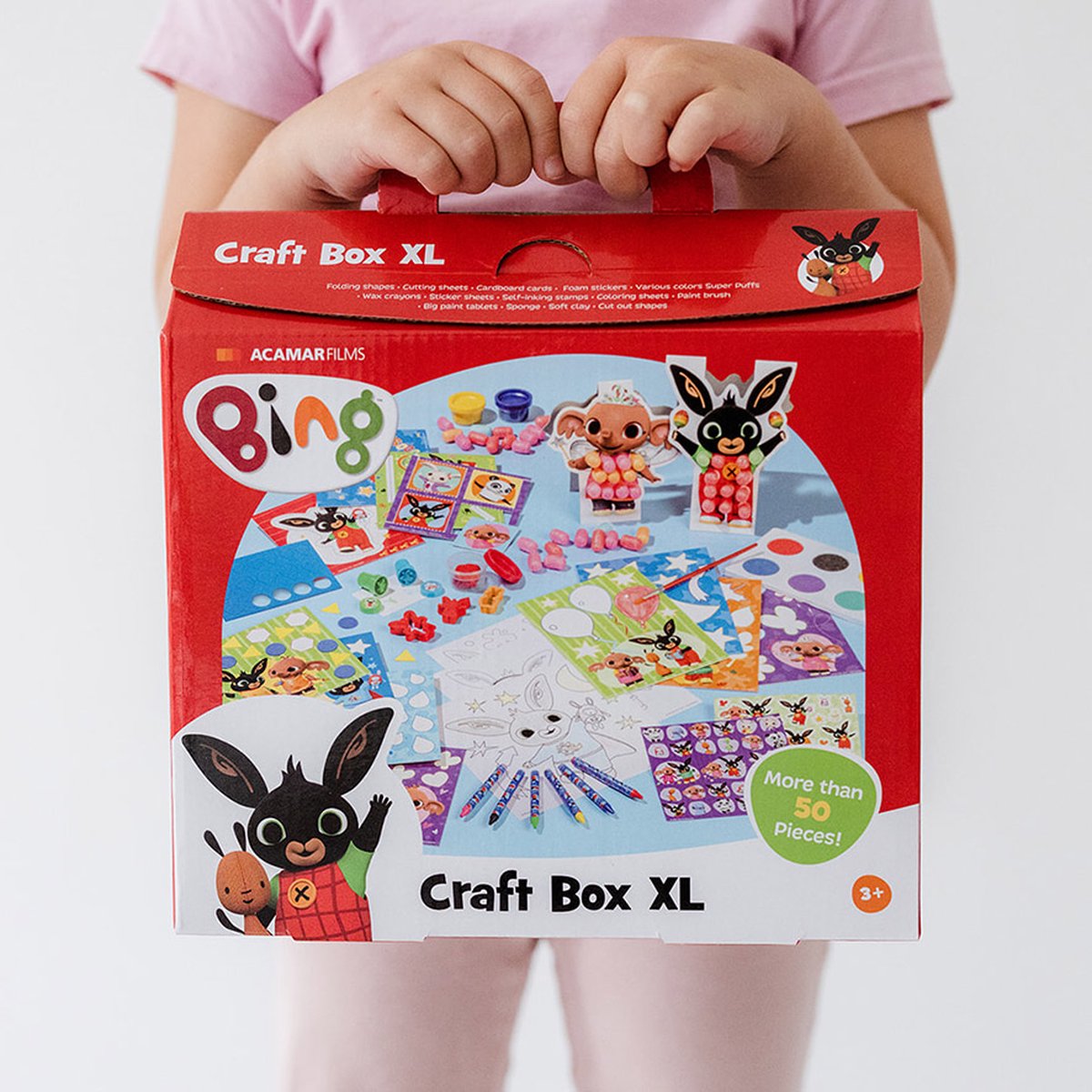 Bing XL Knutselkoffer, knutselpakket junior creatief speelgoed voor jongens en meisjes knutselen - vanaf 3 jaar - Bambolino Toys cadeautip kleuter - knutselbox junior — afbeelding 4