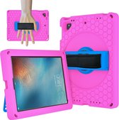 Mobigear Tablethoes geschikt voor Apple iPad 5 (2017) Hoes EVA Schuim | Mobigear Ruggedized Backcover | Schokbestendig iPad 5 (2017) Telefoonhoesje | Anti Shock Proof + Standaard - Roze
