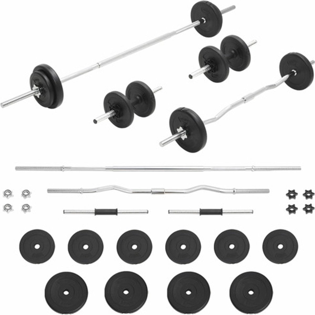 vidaXL - Halterset - 30 - kg