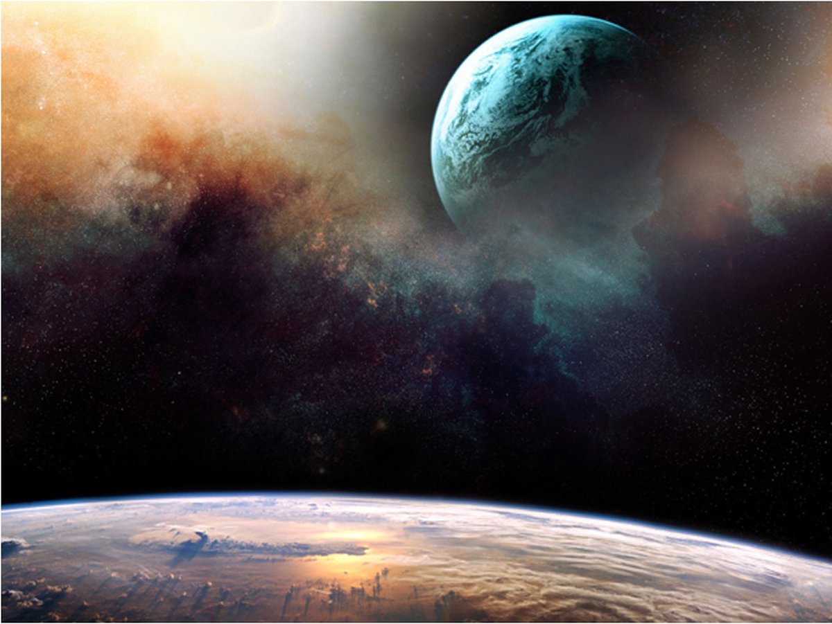 Fotobehang - Like being on another planet.