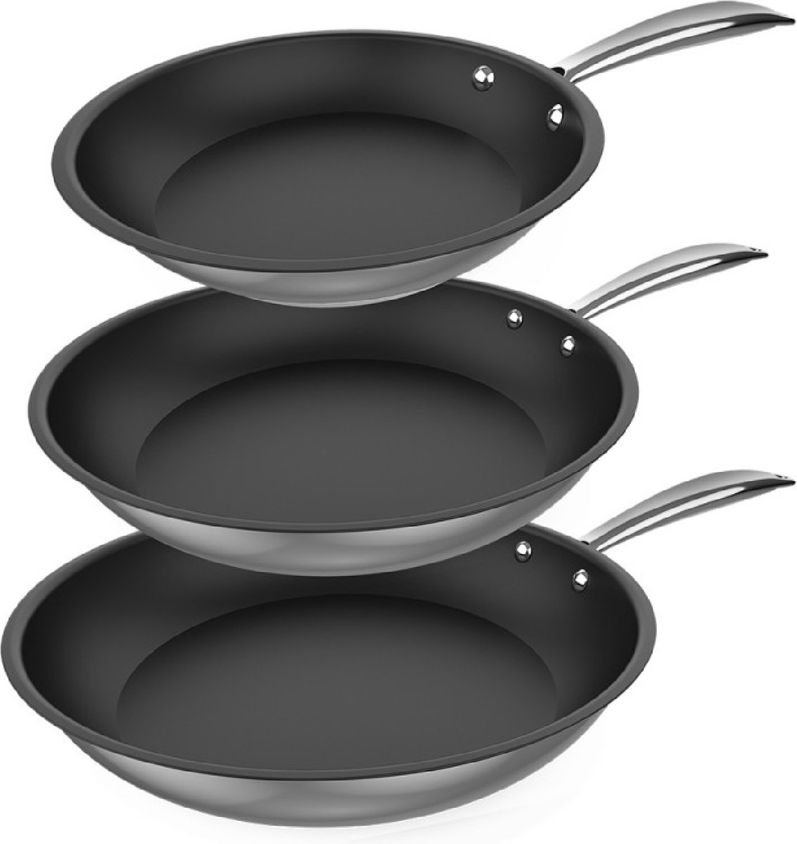 Set of pans Cecotec Polka Classy Ø 20 cm Ø 24 cm Ø 28 cm