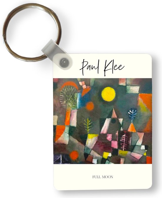 Sleutelhanger - Paul Klee - Schilderij - Oude meesters - Uitdeelcadeautjes - Plastic