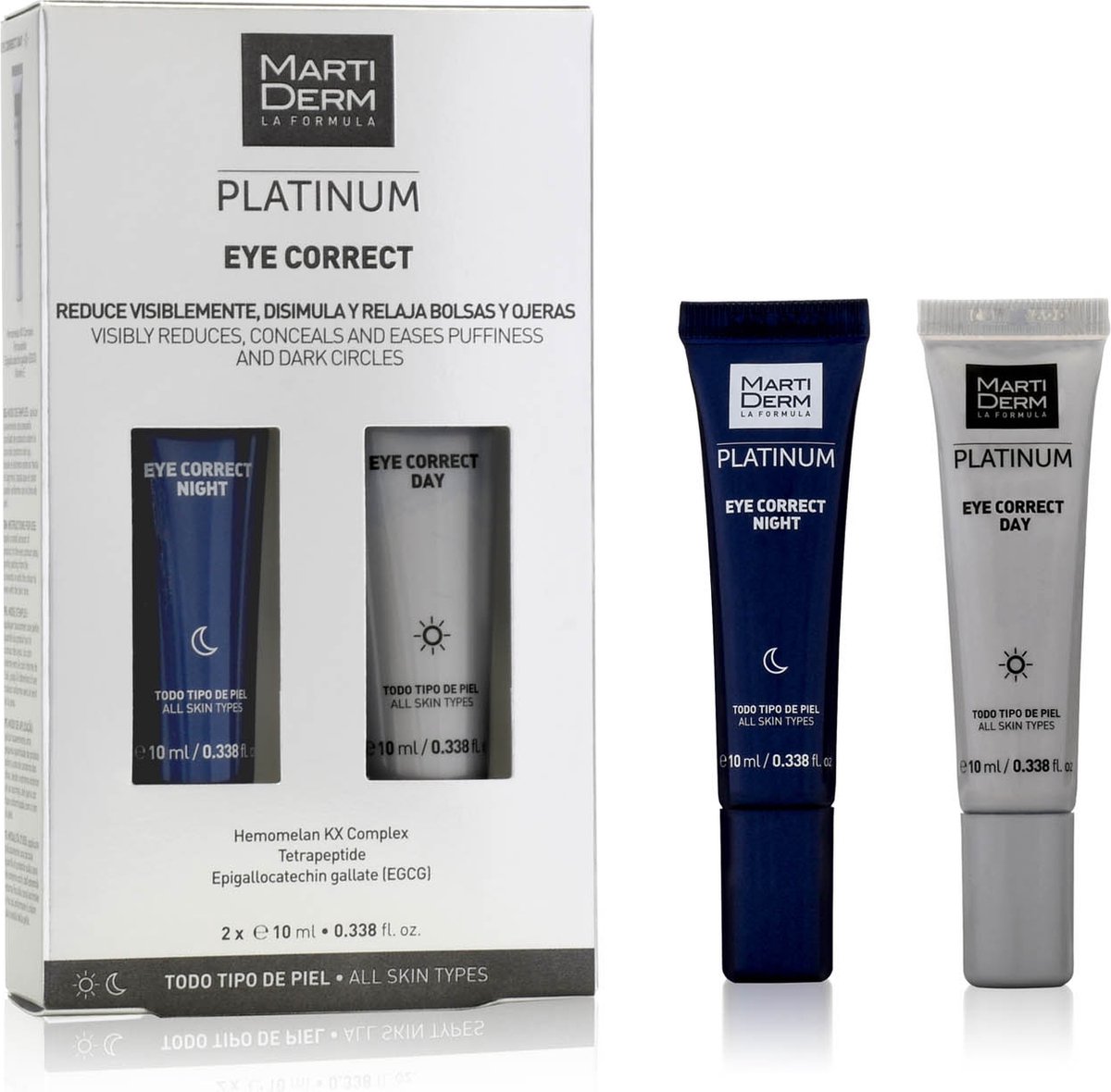 Goedkoopste Behandeling voor Ooggebied Platinum Martiderm (2 pcs