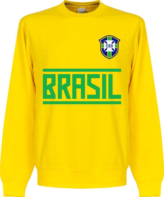 Brazil Team Sweater - Geel - Kinderen - 104