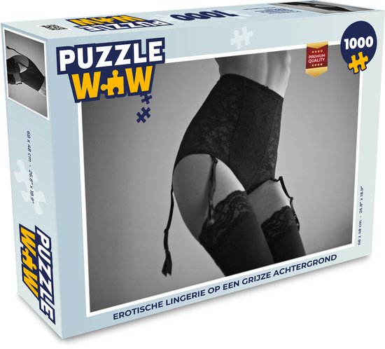 ondeugd residentie Kwik Puzzel Erotische lingerie op een grijze achtergrond - Legpuzzel - Puzzel  1000 stukjes... | bol.com