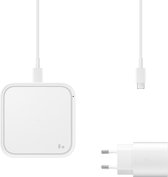 Samsung Wireless Charger Pad - met travel adapter - Wit
