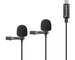 Saramonic LavMicro U3C met 2 x lavaliers microfoons naar USB-C voor telefoons/computers met 5 meter kabel Saramonic LavMicro U3C met 2 x lavaliers microfoons naar USB-C voor telefoons/computers met 5 meter kabel