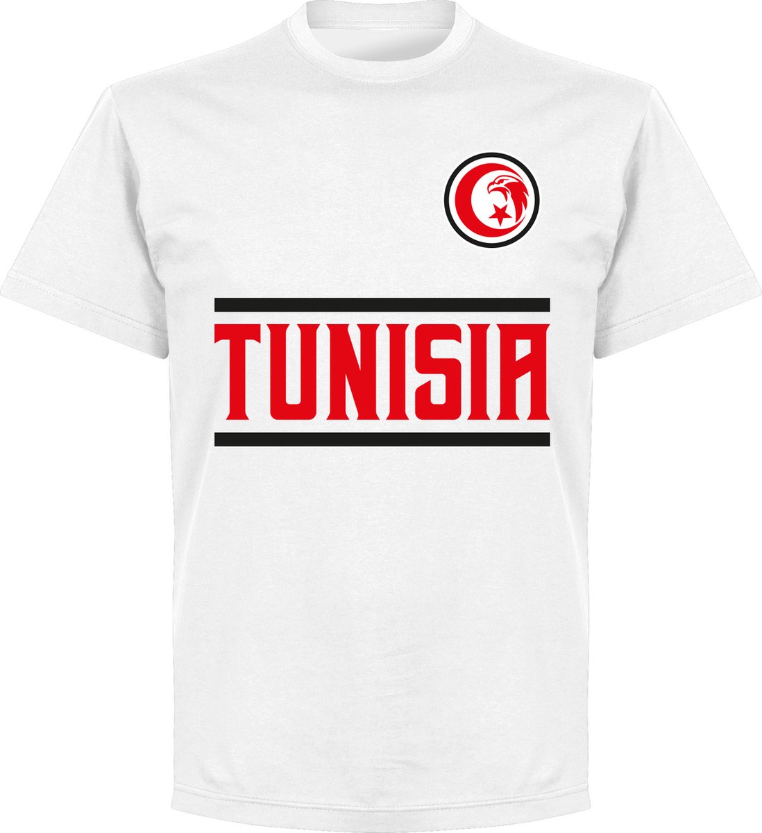 Tunesië Team T-Shirt - Wit - Kinderen - 128