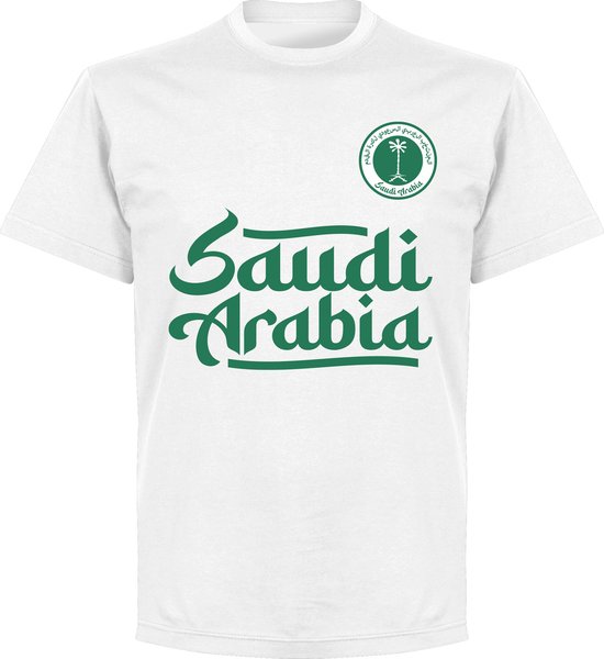 Saudi-Arabië Team T-Shirt - Wit - 4XL