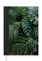 Notitieboek - Schrijfboek - Planten - Jungle - Bladeren - Tropisch - Notitieboekje klein - A5 formaat - Schrijfblok