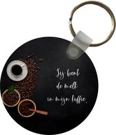 Tekstbord - Hier waak ik Siamese - Katten decoratie - Metal sign