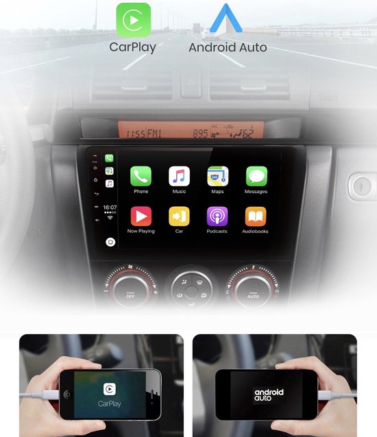 8core Wireless CarPlay Mazda 3 20032009 Android 10 navigatie en