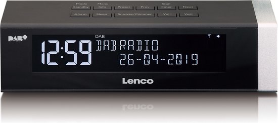 Foto: Lenco cr 630 klokradio dab alarm zwart