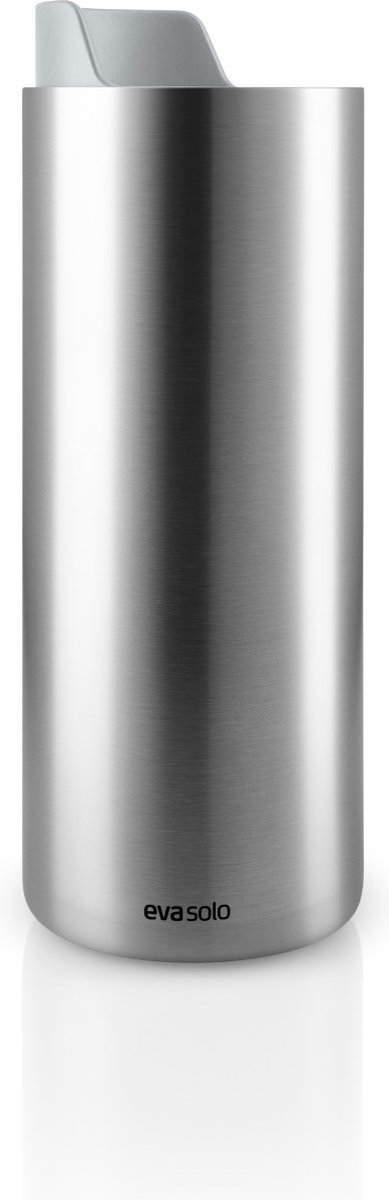 Eva Solo - Drinkbeker Urban Thermos 350 ml Marble Grey - Grijs - Gerecycled Roestvast Staal - Kunststof