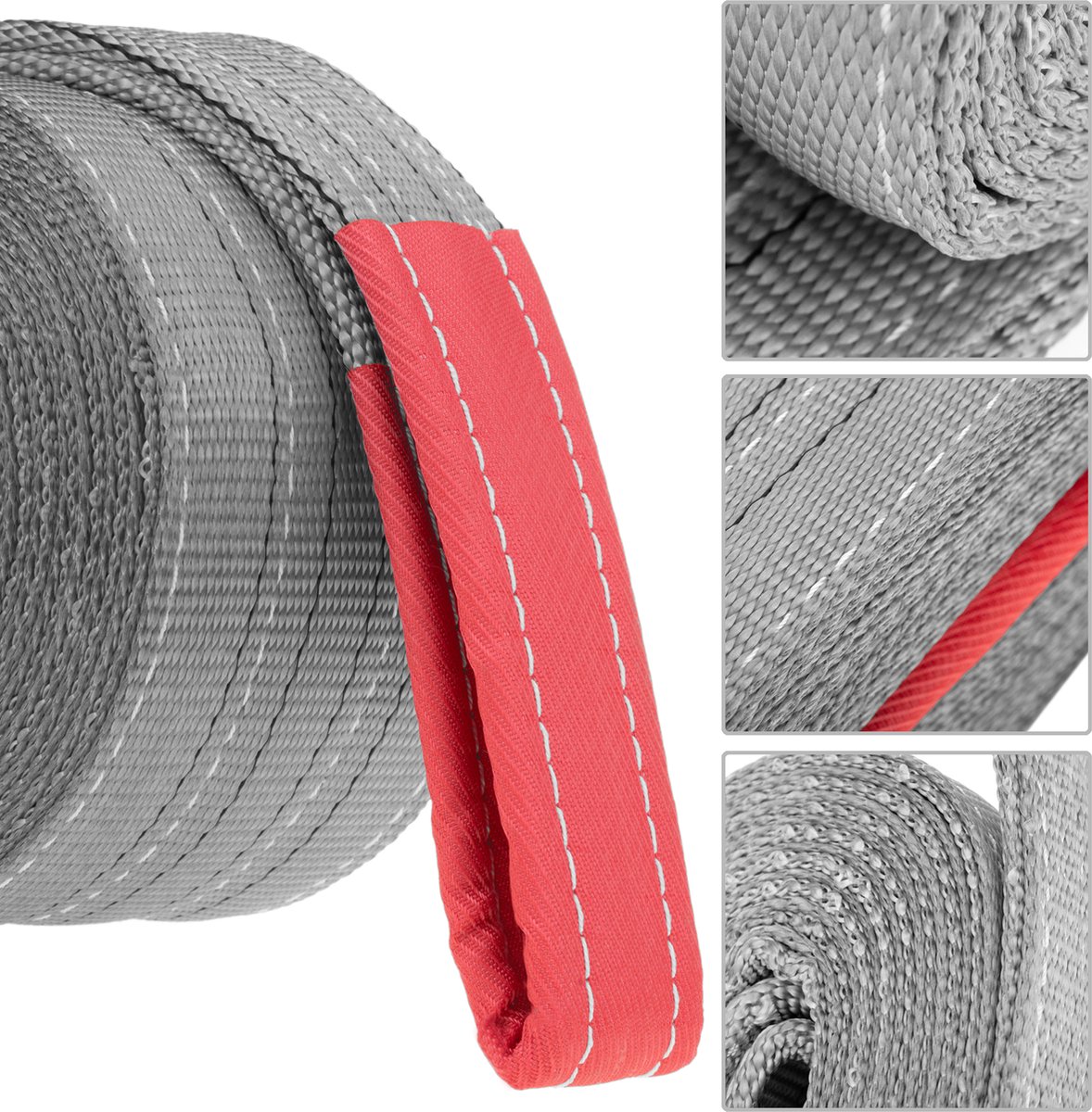 PONSA. Platte hijsband met lusssen 1000kg – 3 Meter - Polyester voor zwaar gebruik - met PONSAGARD gepatenteerd schuur- en snijbeschermingssysteem (Pack 2 St PONSA. Platte hijsband met lusssen 1000kg – 3 Meter - Polyester voor zwaar gebruik - met PONSAGARD gepatenteerd schuur- en snijbeschermingssysteem (Pack 2 St